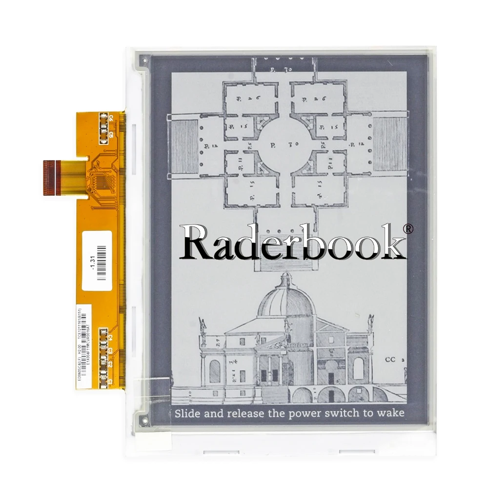 

6-дюймовый 800x600 39pin Eink экран для Prestigio PER3162B электронная книга ЖК-дисплей