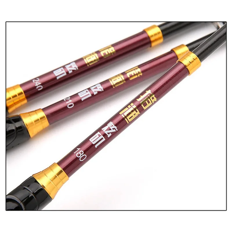 Портативная многофункциональная телескопическая удочка для зимней рыбалки из углеродного волокна, удочка для путешествий, морская удочка для спиннинга, 1,8 м-3,6 м