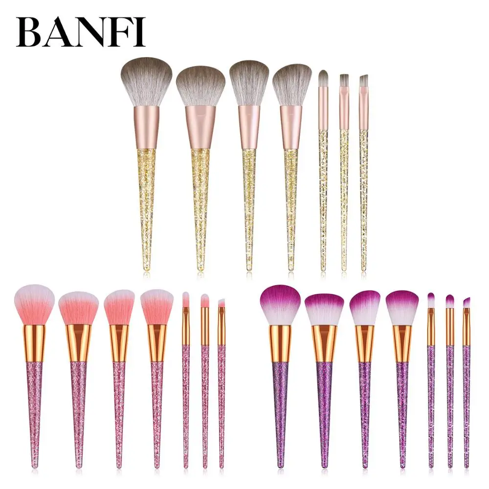 

Makeup Brushes Set 7pcs Eye Shadow Foundation Powder Eyeliner Eyelash Lip Make Up Brush Cosmetic Beauty Tool Kit Hot