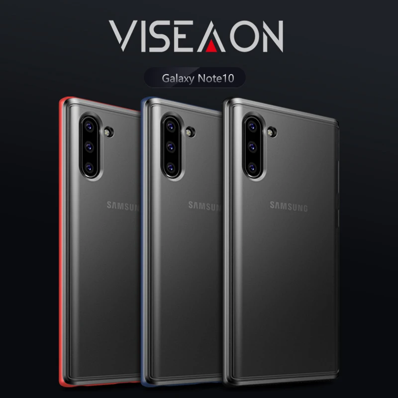 new phone case transparent frosted comfortable NO-Fingerprints UNBreak back full protective cover for SAMSUNG NOTE10 | Мобильные