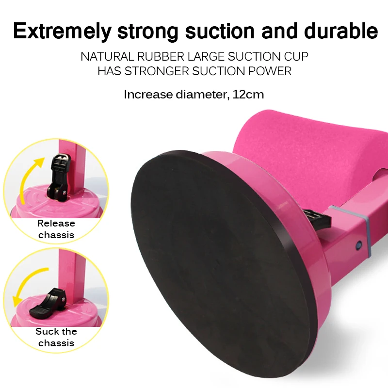 1Pcs New Sit Up Assistant Abdominal Core Workout Ankle Support Fitness Sit Ups Bar Portable Situp Suction Home Gym Equipment sit assistant