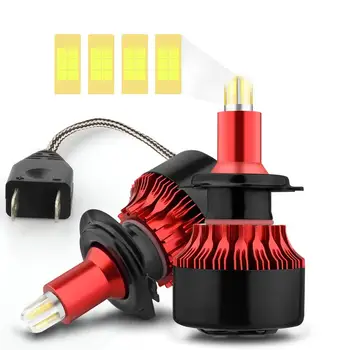 

8 Sides LED H9 H7 H11 H16 Headlight Bulbs 60W 13500LM 360 Degree 6000K White H11 H8 H3 9005 5202 H7 Led Lights For Auto fog lamp