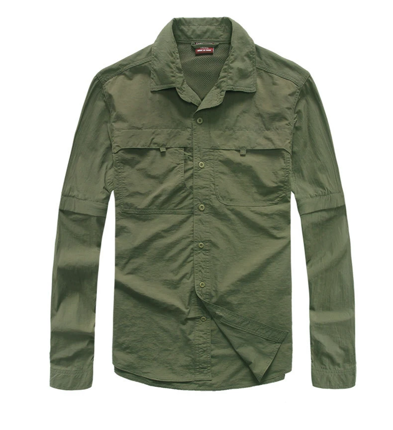 Мужская рубашка Военная быстросохнущая рубашка мужская тактическая одежда походные рубашки для кемпинга с длинными рукавами Сменные рубашки