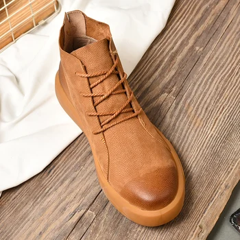 

boot cotton motorcycle winter high suede Mens boots heel mens mens ANKLE waterproof genuine MEN boty dress footwear Army shoes