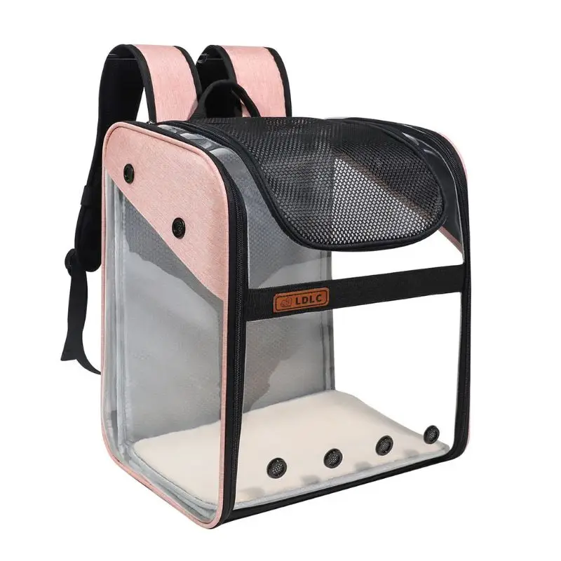 Космическая капсула пузырьковая прозрачная Pet Carrier для маленьких собак 35EF - Цвет: PK