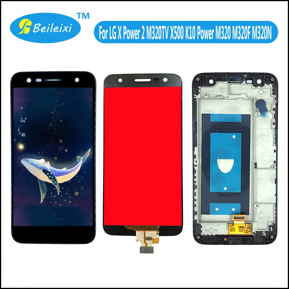 

For LG X Power 2 / K10 Power M320TV X500 M320 M320F MLV7N US601 M322 X320K LCD Display Touch Screen For X Power 3 X510 / X5 2018