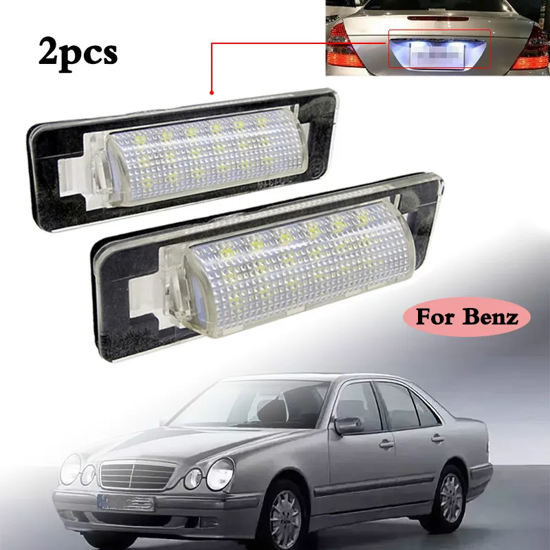 1 пара Автомобильные светодиодные лампы CANbus W210 W202 4D AMG для номерного