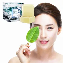 Ручная работа свежее козье молоко морская соль мыло блеск деликатное отбеливание кожи и питательное твердое очищающее средство для лица для предотвращения акне