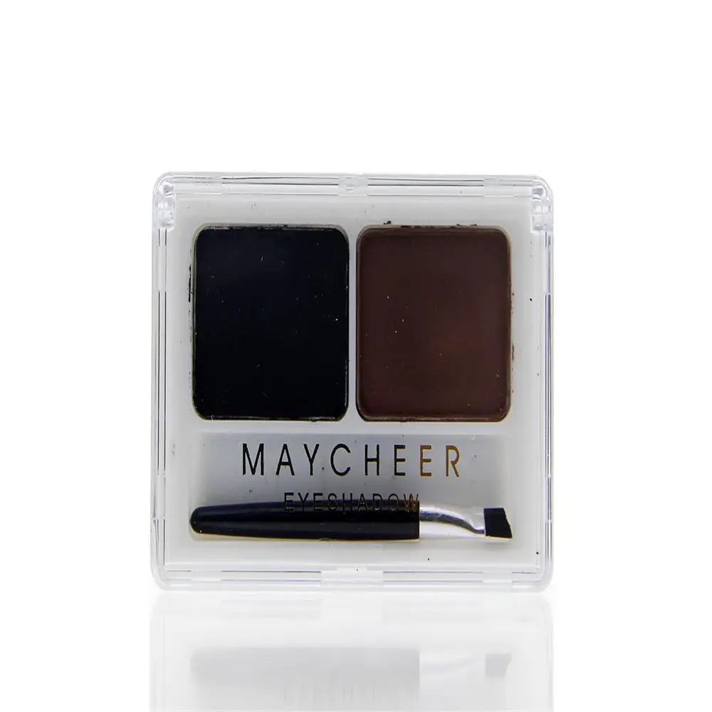 2 Color Mix Natural Eyebrow Powder Eye Brow Enhancer Eye Shadow With Brush Eyes Cosmetics Makeup Maquiagem Maquillaje 2 Color Mix Natural Eyebrow Powder Eye Brow Enhancer Eye Shadow With Brush Eyes Cosmetics Makeup Maquiagem Maquillaje
