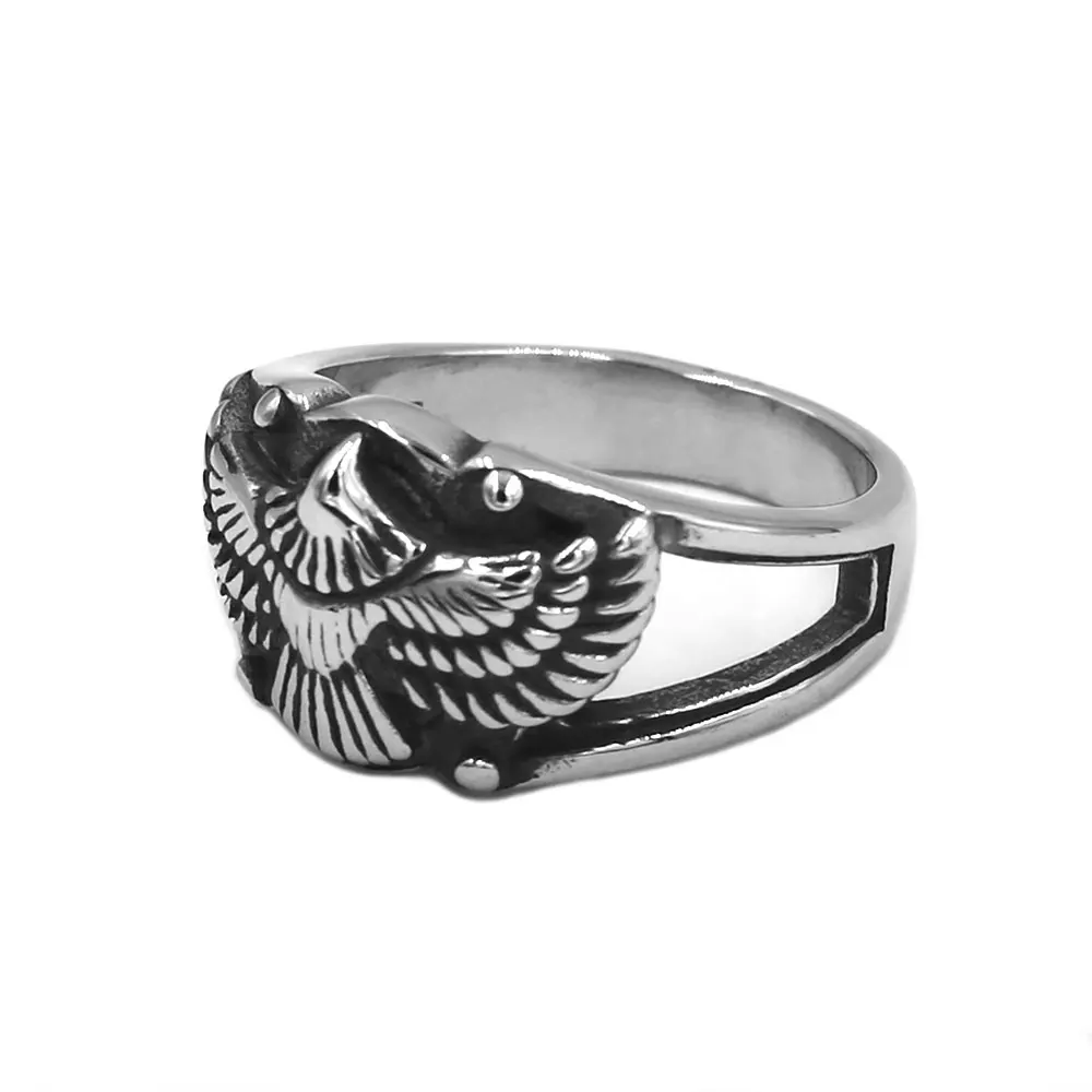 Eagle Men Ring Stainless Steel Eagle Ring Jewelry Vintage Eagle