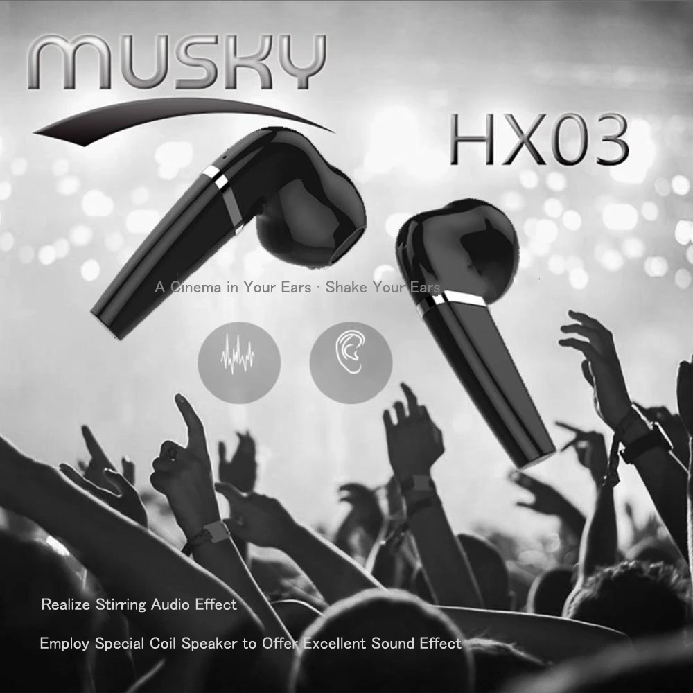 Bluetooth 5,0 наушники-вкладыши с сенсорным управлением, Hifi качество звука, чистый прочный TWS, беспроводные Bluetooth наушники, гарнитура