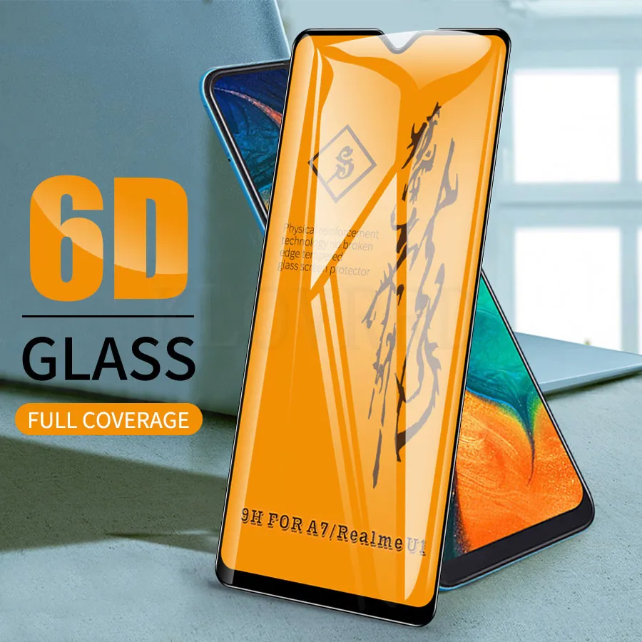 6D полное покрытие закаленное Стекло для samsung Galaxy A10 A20 A30 A40 A50 A70 A80 A90 M10 M30s M30 Экран защитная плёнка для НУА Вэй