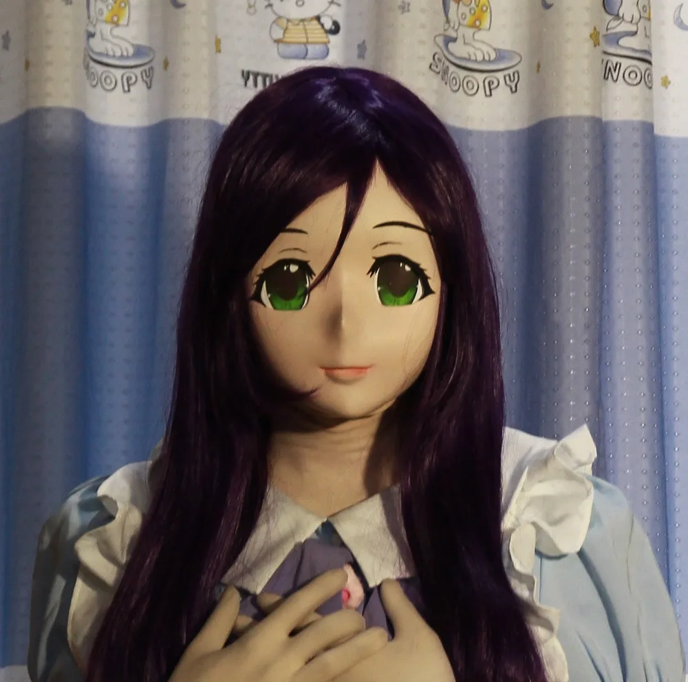 NEW-08) BJD Кигуруми для транссексуалов, Красота макияж Косплэй силиконовая маска Аниме Kigurumi маски резиновые секс куклы
