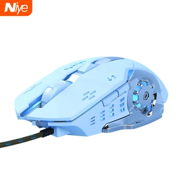 

E-sport gamer Gaming Mouse 6D 3200 DPI Wired with Backlight Optical LED Computer Mice USB Cable Ergonomic Mause for laptop PC