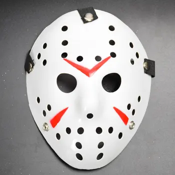 

Jason Voorhees Samurai Cosplay Masks Halloween Horror Style Jason Friday The 13th Hockey Mask Masquerade Full Face Killer Mask