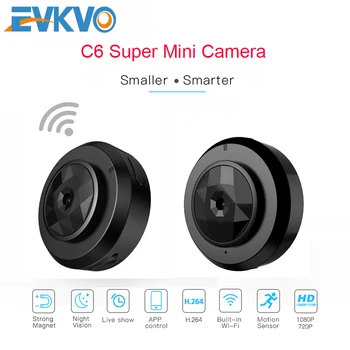

C6 Mini Camera Wifi IP Wireless Control with Multipurpose For Recording Video 1080P HD Resolution and Motion Dtection P2P Cam
