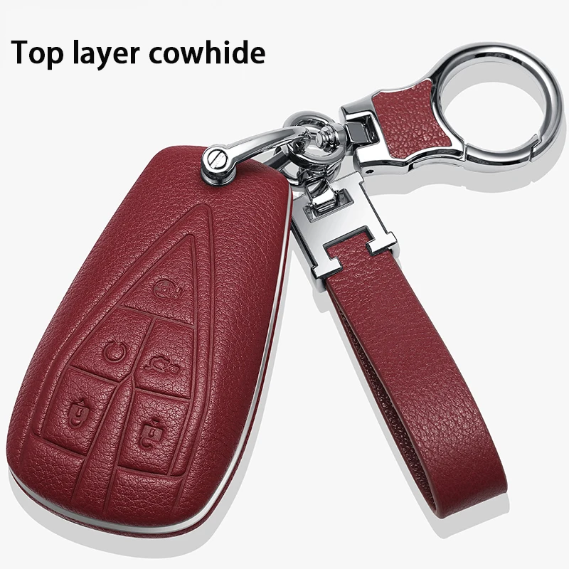 

Car Remote Key Cover Case Holder Fob For Changan CS35Plus CS55Plus CS75Plus 2019 2020 3/4/5 Buttons Key Shell Accessories