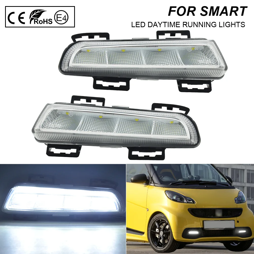 2X Светодиодный светильник дневного света для Mercedes Benz Smart 451 12-14