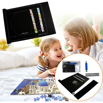 

Puzzles Educational Toys игрушки Puzzle Roll Storage Mat Jigroll Up to 1500 Pieces with Drawstring Storage Bag Child Home