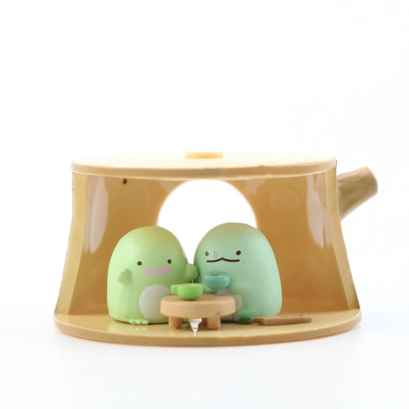 Детские игрушки Аниме Sumikko Gurashi дерево пень дом каникулы куклы Sumikkogurashi ПВХ фигурка модель развивающие игрушки подарки