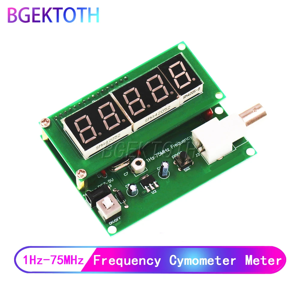 7V 9V 50mA DIY Kit High Sensitivity Frequency Meter frequency 1Hz 50MHz