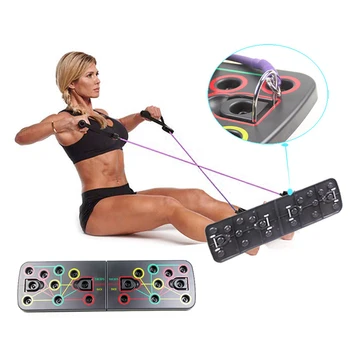

Unisex Push Up Rack with Pull Rope Push-up Stand Board Home Comprehensive Fitness Tool Exercise Sports Body fitness products