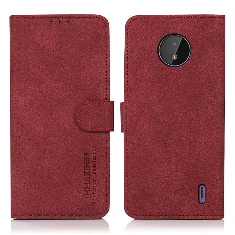 For Nokia C10 G50 C 20 XR20 2021 Flip Case Leather Smooth Card Book Cover Funda C20 G10 G20 X10 X20 G 50 10 X Wallet Capa | Мобильные
