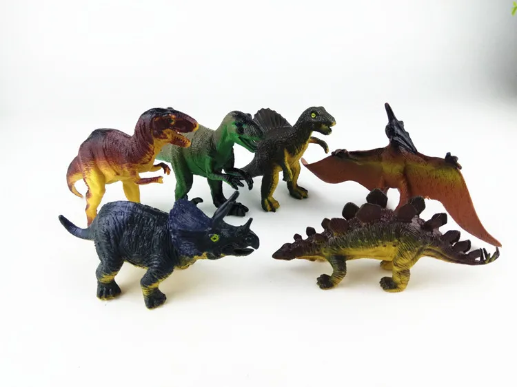 Сумка 6-модель игрушка в виде динозавра T-Rex в парк развлечений Стегозавр Птерозавр Пластик модель детский праздничный костюм на подарок