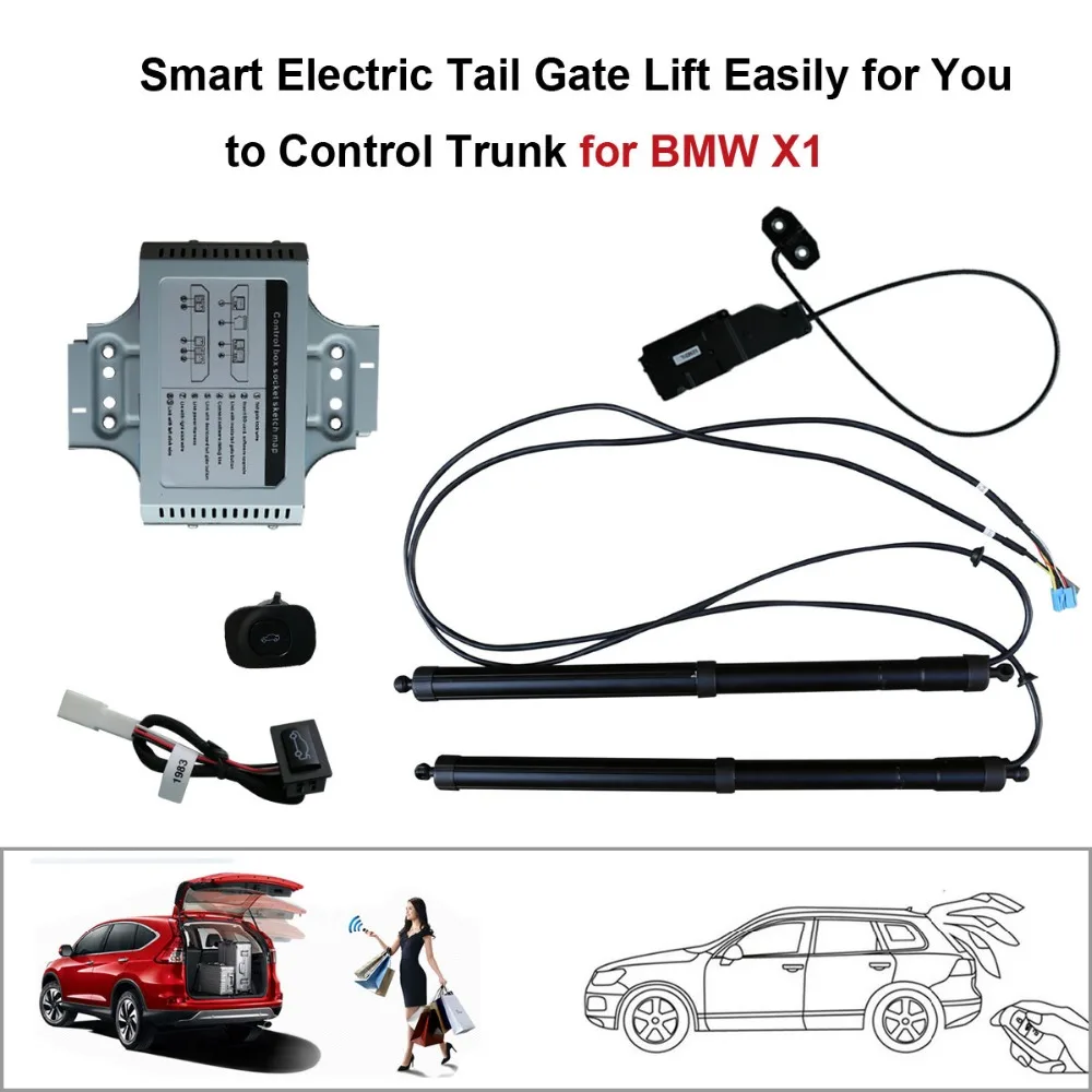 մեքենա Smart Auto Electric Tail Gate Lift for BMW X1 E84 Control Set Բարձրությունը Խուսափեք պտուտակով էլեկտրական ներծծումից