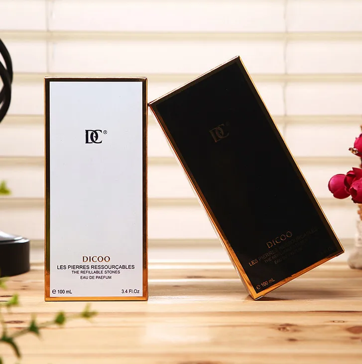 Perfume Packaging Box UV Resistant Paper Embossed