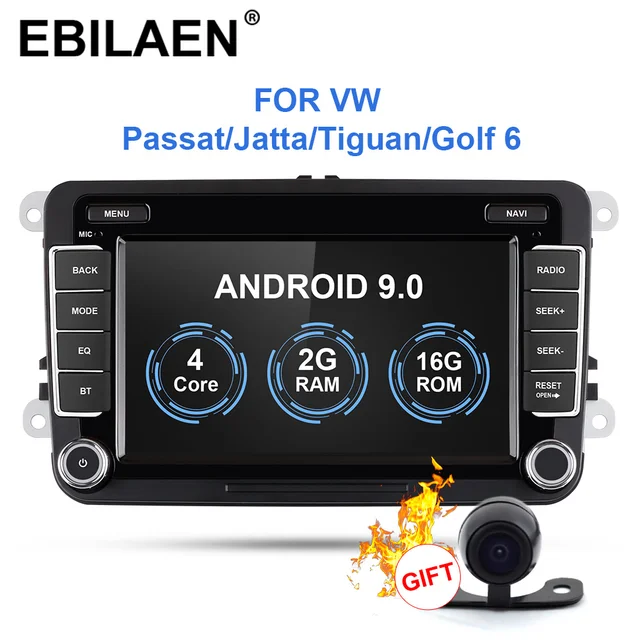 $US $142.27 Car Radio Multimedia Player For VW Volkswagen Golf 5 6 Passat B7 B6 JETTA POLO Tiguan 1Din Android 