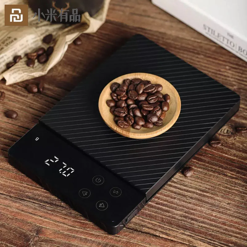 

Youpin ES1 High Precision Kitchen Electronic Scale 8KG Portable Touch Control TYPE-C Charge Waterproof Easy Operate LED Display