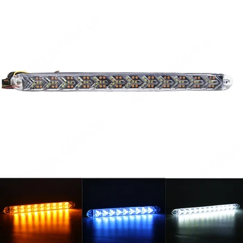 

VGETTING 2X12 LED Auto Flowing Turn Signal Waterproof Lamp Car Daytime Running Light Arrow Styling Knight Strip Flasher Light