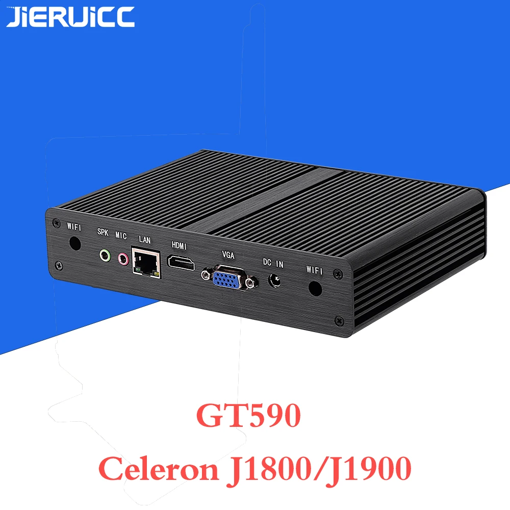 Мини-ПК intel celeron j1800 j1900 4K HD мини-компьютер Celeron 2955U для офиса/HTPC/колл-центра/домашнего компьютера