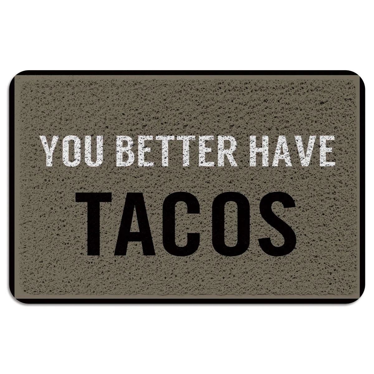 У вас лучше есть Коврики для кухни Tacos Анти-усталость моющиеся места бегуны для гостиной Придверные коврики дверные коврики большие черные подростки