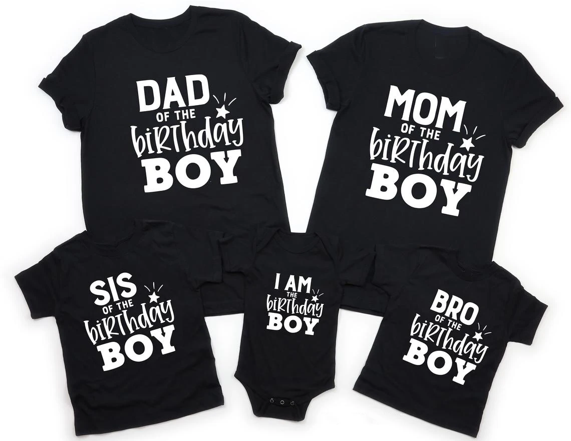 black boss baby birthday shirts
