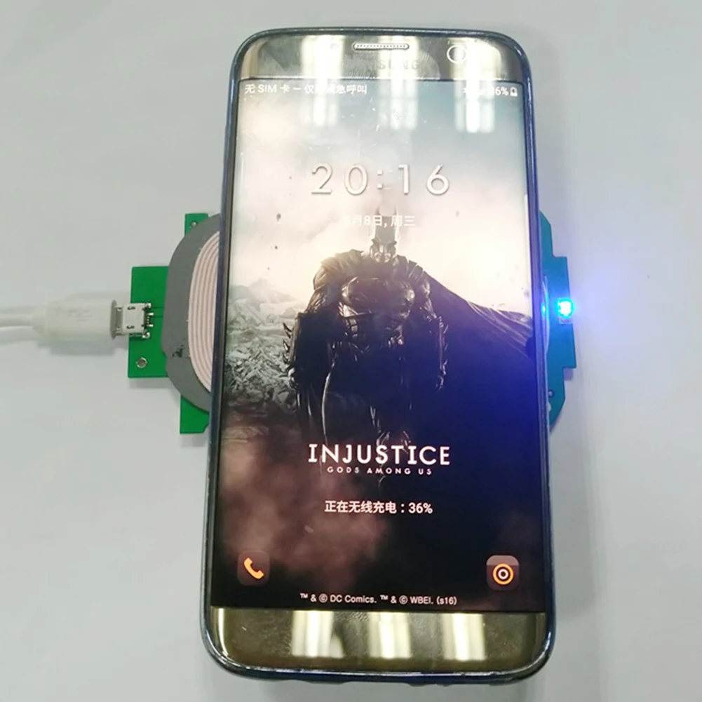 Универсальный адаптер аксессуар для мобильных телефонов USB порт PCBA быстрая многофункциональная печатная плата три катушки Беспроводное зарядное устройство прочный