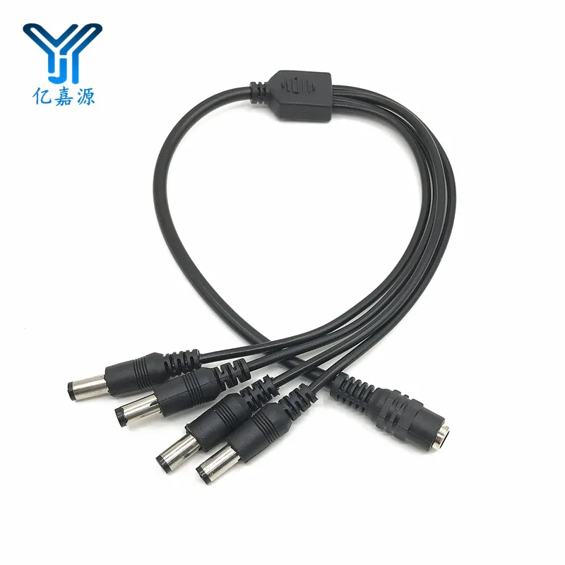 

1 4 DC Power Line 1 Drag 4 LED Monitor Centralized Power Supply Distribution Line DC Power Connector Drag Line Connect