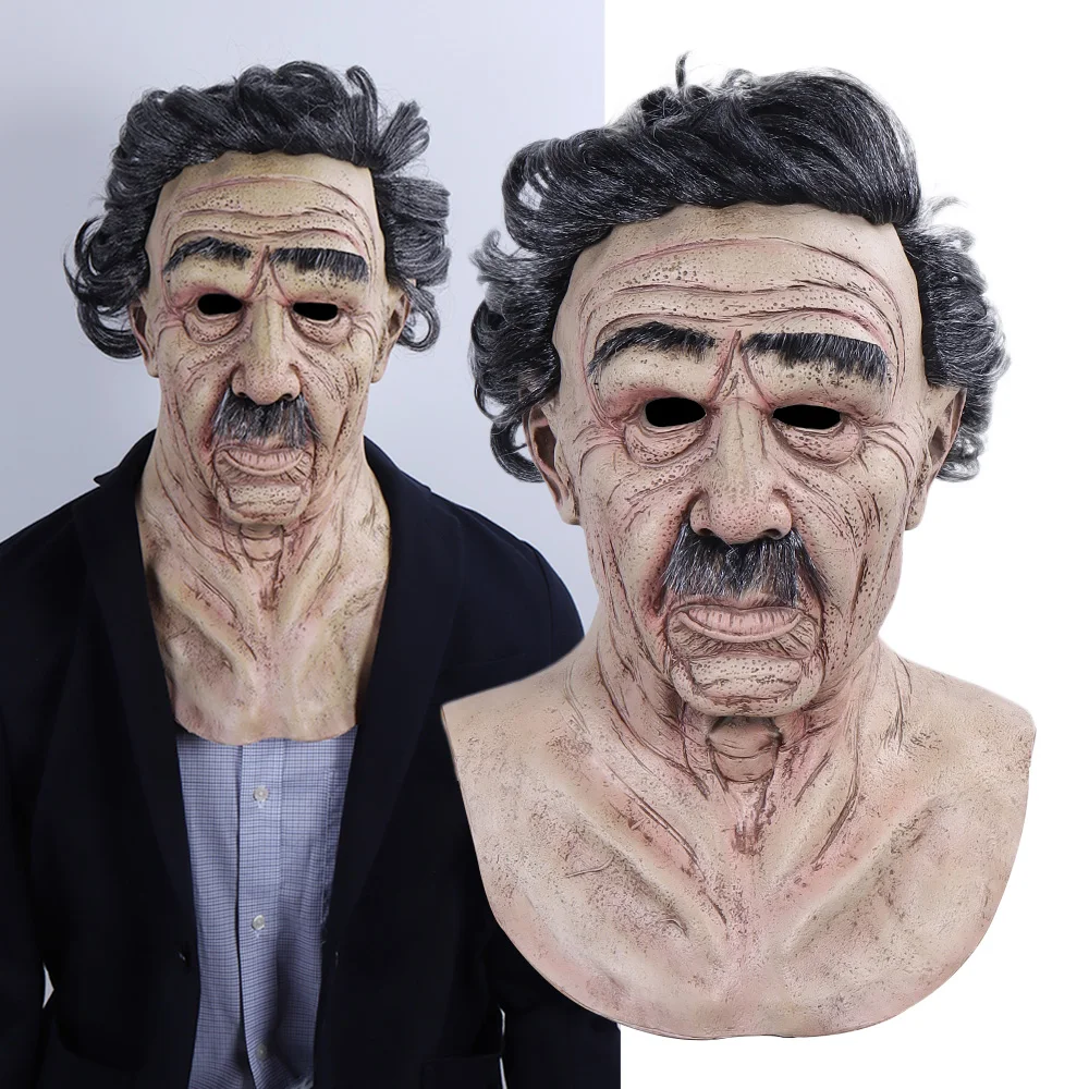 Latex Grandma Mask Disguise Cosplay Costume Halloween Party Realistic US Latex Grandma Mask Disguise Cosplay Costume Halloween Party Realistic US