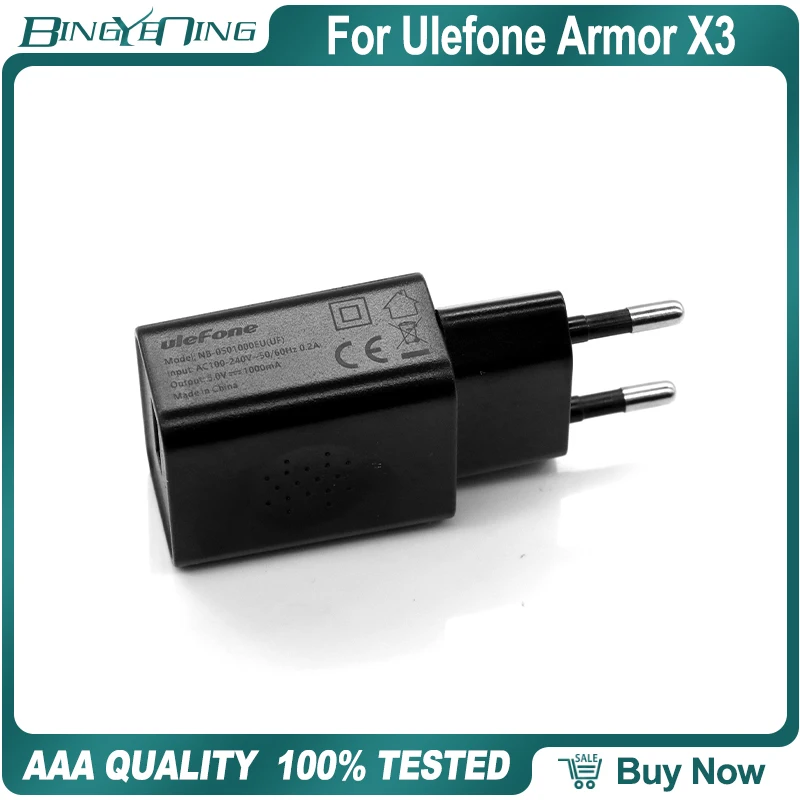 USB адаптер питания зарядное устройство для Ulefone Armor X3 EU Plug Путешествия 5V1A Micro USB кабель передачи данных зарядный кабель