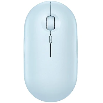

Wireless Dual Mode Mouse (Bluetooth 4.0 + USB), Type C Rechargeable Slim Silent Mice for iPad, Android, Laptop, PC