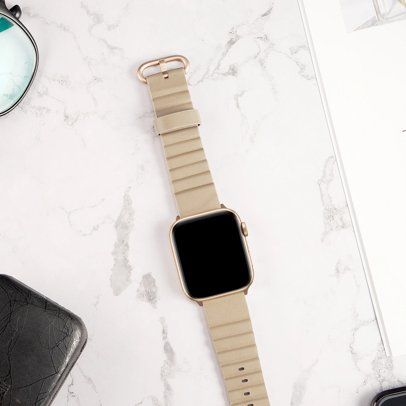 Ремешок из натуральной кожи 40 мм 44 мм для iWatch ремешок серии 1 2 3 4 5 для Apple Watch ремешок 42 мм 38 мм