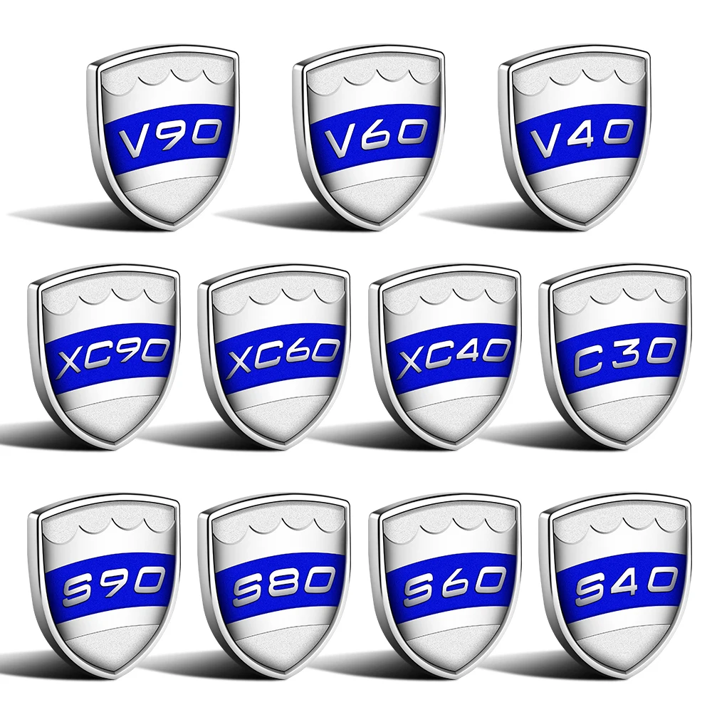 1-2 pcs Car Fender Trunk Side For VOLVO S40 S60 S80 S90 V40 V60 V90 XC40 XC60 XC90 C30 Letters Badge Logo Sticker Styling | Автомобили и