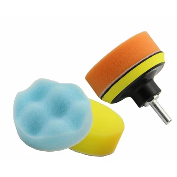 

11pcs Foam Woolen Polishing Pads Kit Thread Drill Adapter Shank Waxing Car Vehicles Sealing Glaze Polisher Pad