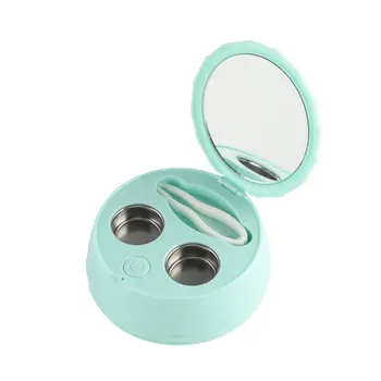 

Portable Ultrasonic Lens Cleaner Rechargeable Outdoor Travel Auto Contact Lens Cleaning Case