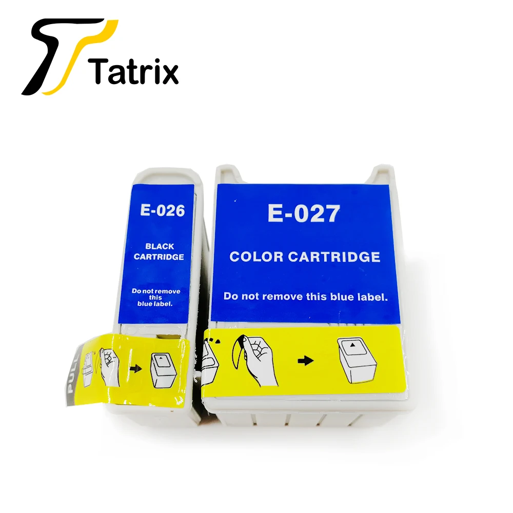 Татрикс для Epson T026 T027 Совместимый картридж для Epson Stylus C50 Stylus Photo 810/820/830/830U/925/935 и т. Д