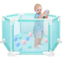 HobbyLane Hexagon Children's Playpen Toddler Baby Indoor Crawling Safety Fence Home Playground