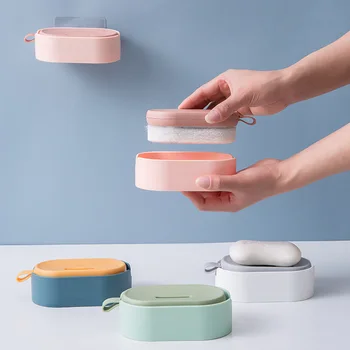 

Nordic Wall Mounted Storage Table Top Brush Removable And Replaceable Multi-functional Kitchen Bathroom Cleaning Cloth