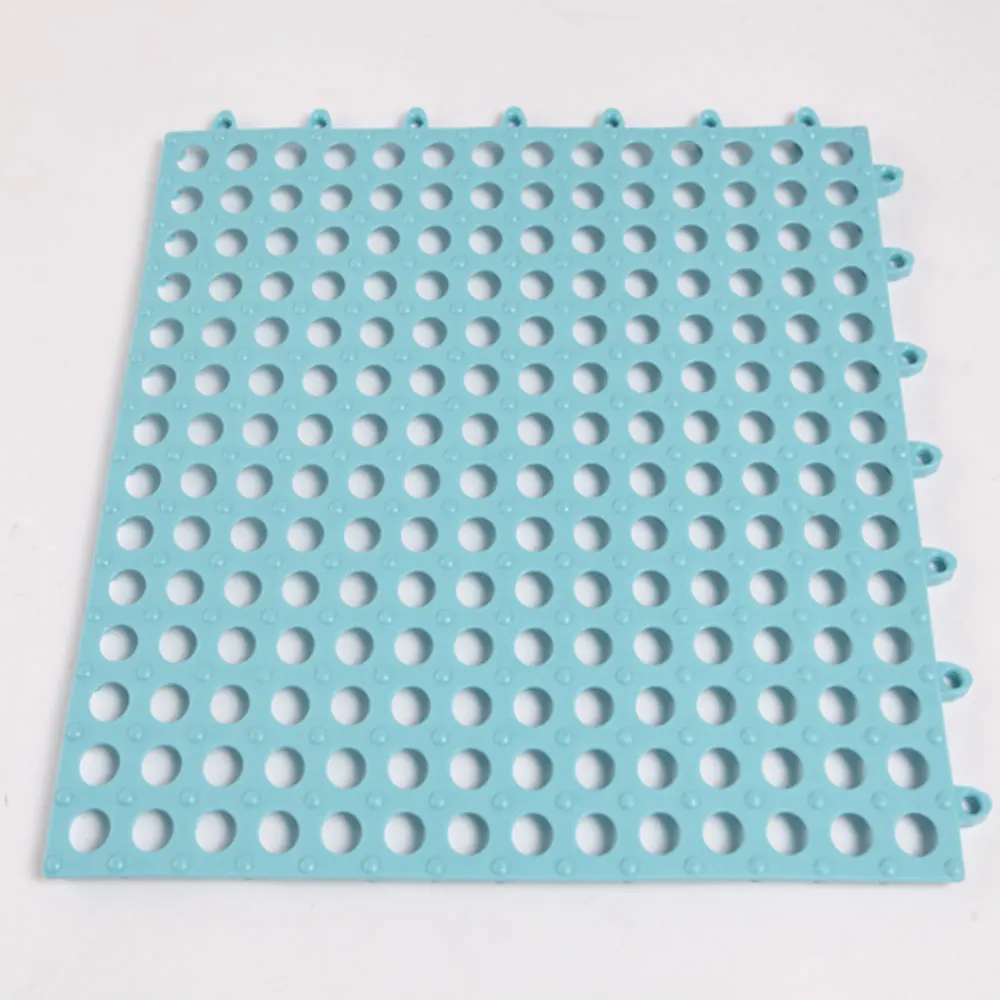 

Green bathroom floor MATS with holes, hydrophobic and non-slip rubber floor MATS