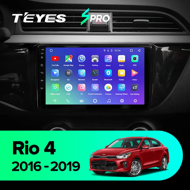 

TEYES SPRO For Kia RIO 4 2016 2017 2018 2019 Car Radio Multimedia Video Player Navigation GPS Android 8.1 No 2din 2 din dvd